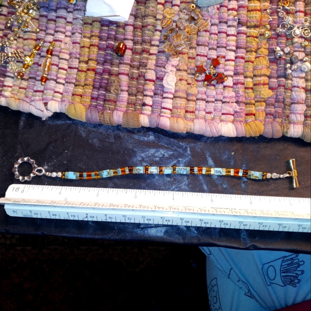 Handcrafted Beautifully Beaded Bracelet